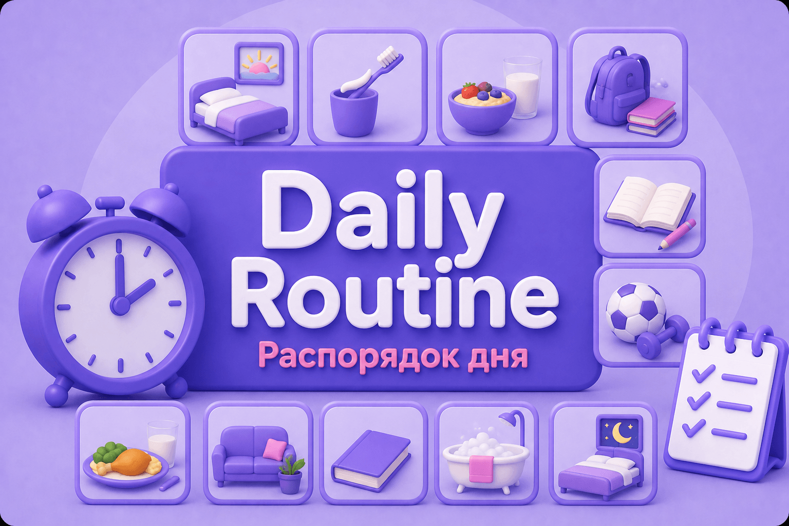 Дом и распорядок дня — как говорить о быте